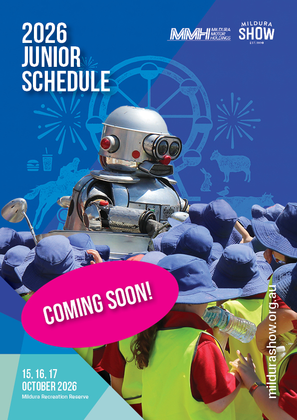Mildura Show Junior Schedule