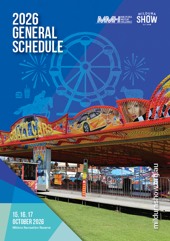 Mildura Show General Schedule